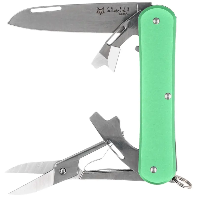 Scyzoryk Fox Vulpis OD Green Aluminium, Polished N690 (FX-VP130-F4 OD) Ostatnia szansa