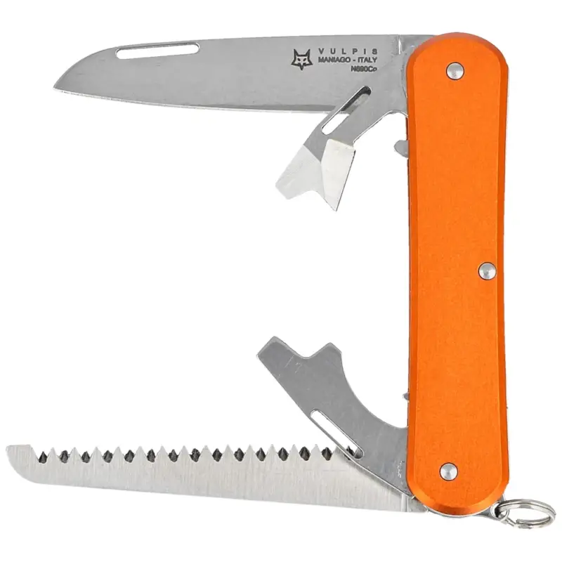 Scyzoryk Fox Vulpis Orange Aluminium, Polished N690 (FX-VP130-S4 OR) Obniżka ceny