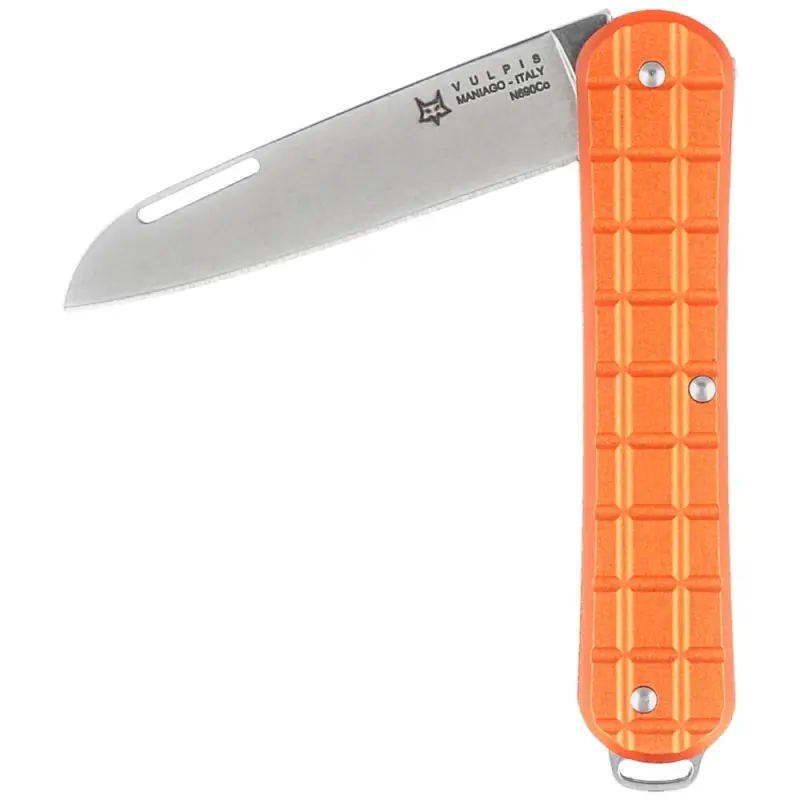 Okazja Scyzoryk Fox Vulpis Orange Aluminium, Polished N690Co (FX-VPGP130 OR)
