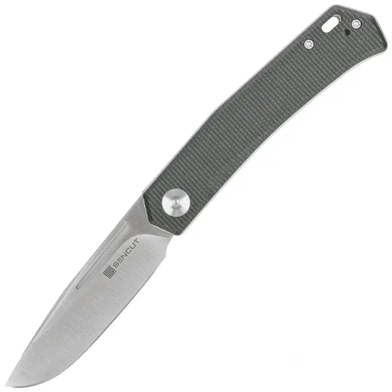 Sencut - Nóż składany Braxx Green Canvas Micarta, Satin D2 (S25089-2) Sprawdź teraz