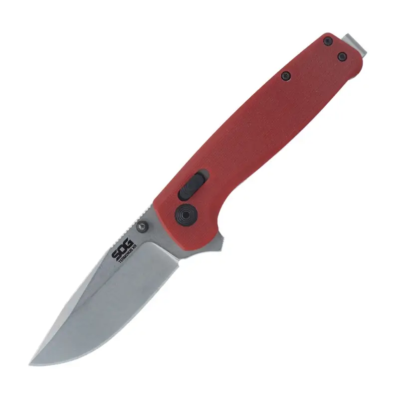 SOG - Nóż składany - Terminus XR G10 - Czerwony - TM1023-BX Najlepsza cena