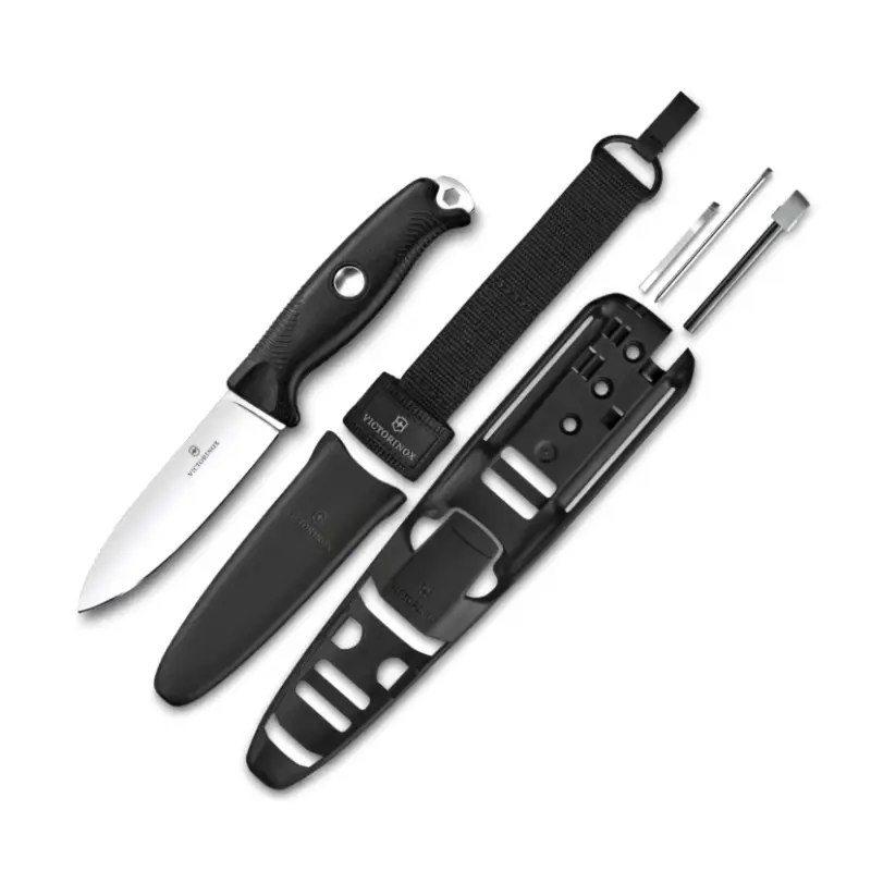 Promocja Victorinox - Nóż outdoorowy Venture Pro - Sandvik 14C28N - Czarny - 3.0903.3F