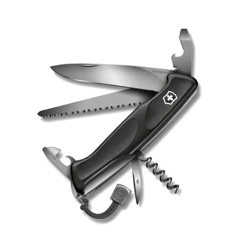 Kup online Victorinox - Scyzoryk wielofunkcyjny Ranger 55 - 10 funkcji - Onyx Black - 0.9563.C31P