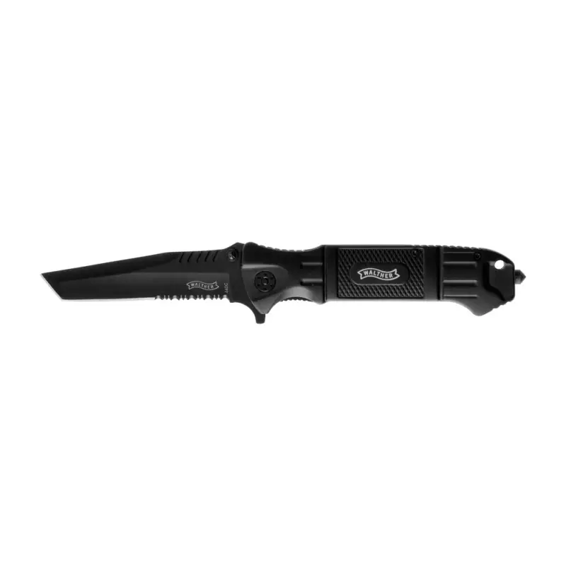 Walther - Nóż taktyczny składany BTTK Black Tac Tanto Ekspresowa dostawa