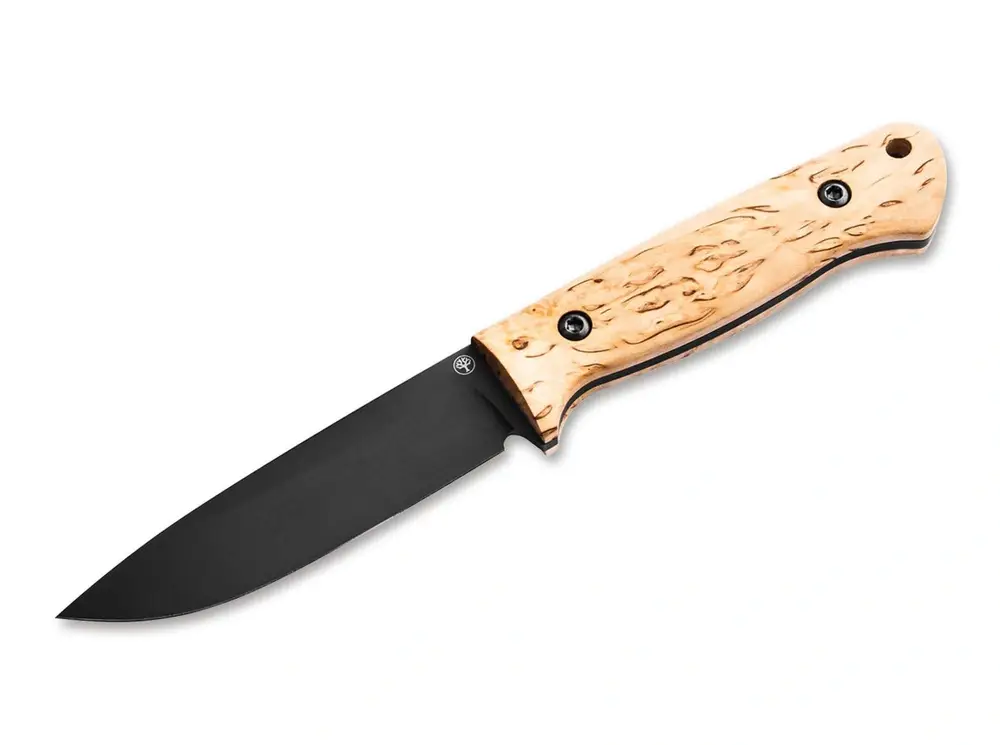 Hit sprzedaży Böker - Nóż Böker DBK Bushfriend 2000 Curly Birch 80CrV2