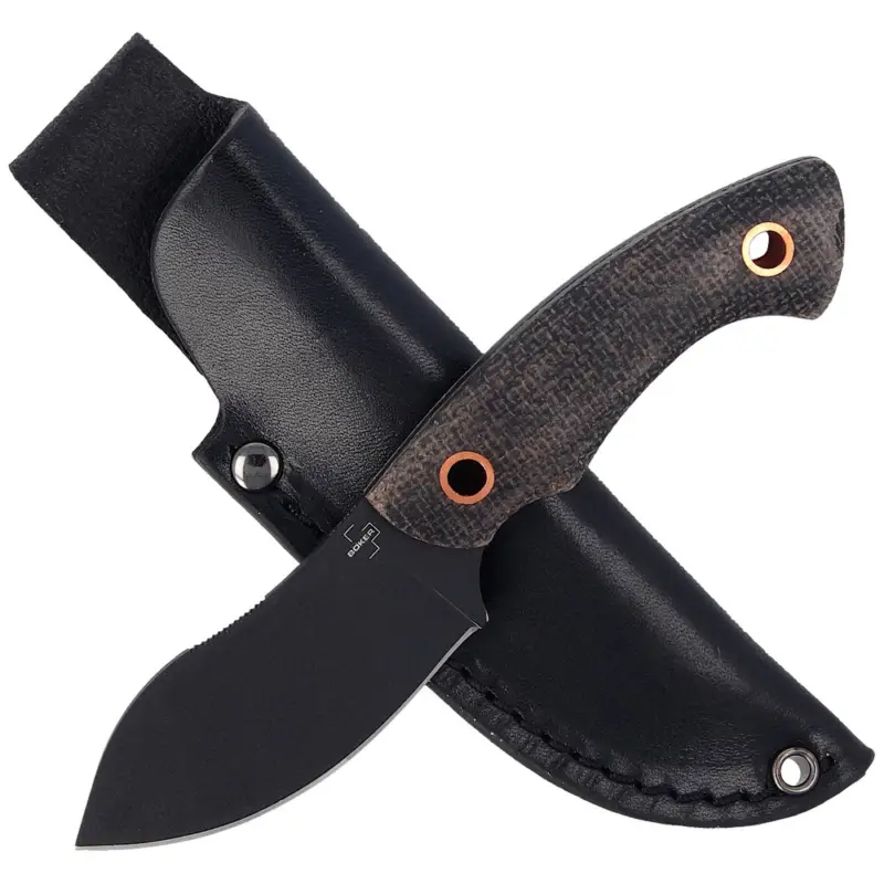 Böker Plus - Nóż Nessmi Pro Black Micarta by Jesper Voxnæs - (02BO066) Cena promocyjna