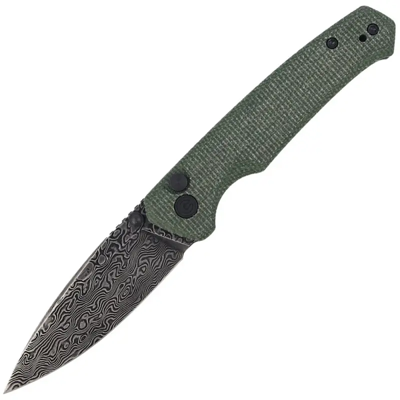 Wyprzedaż Nóż CIVIVI Altus Green G10, Black Damascus (C20076-DS1)