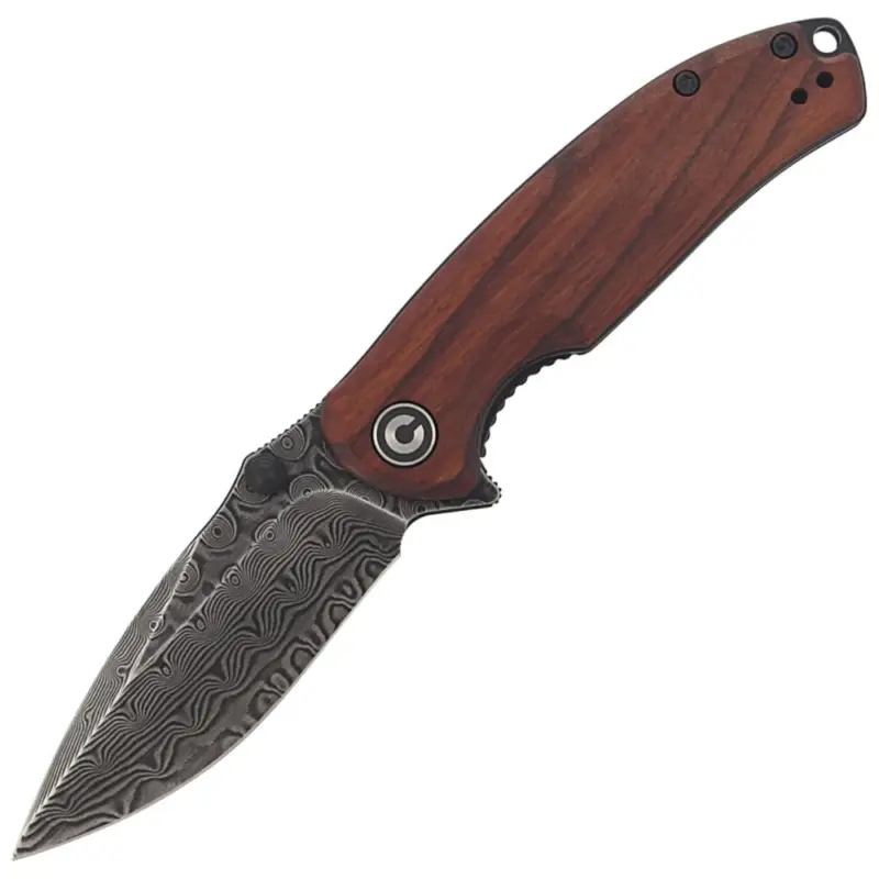 Nóż CIVIVI Pintail Cuibourtia Wood, Black Damascus (C2020DS-2) Szybka dostawa