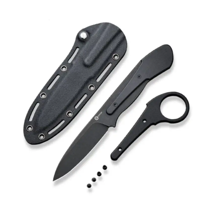 Nóż CIVIVI Varius Black G10, Black Stonewashed D2 by Allen Elishewitz (C22009D-1) Bezpieczna płatność