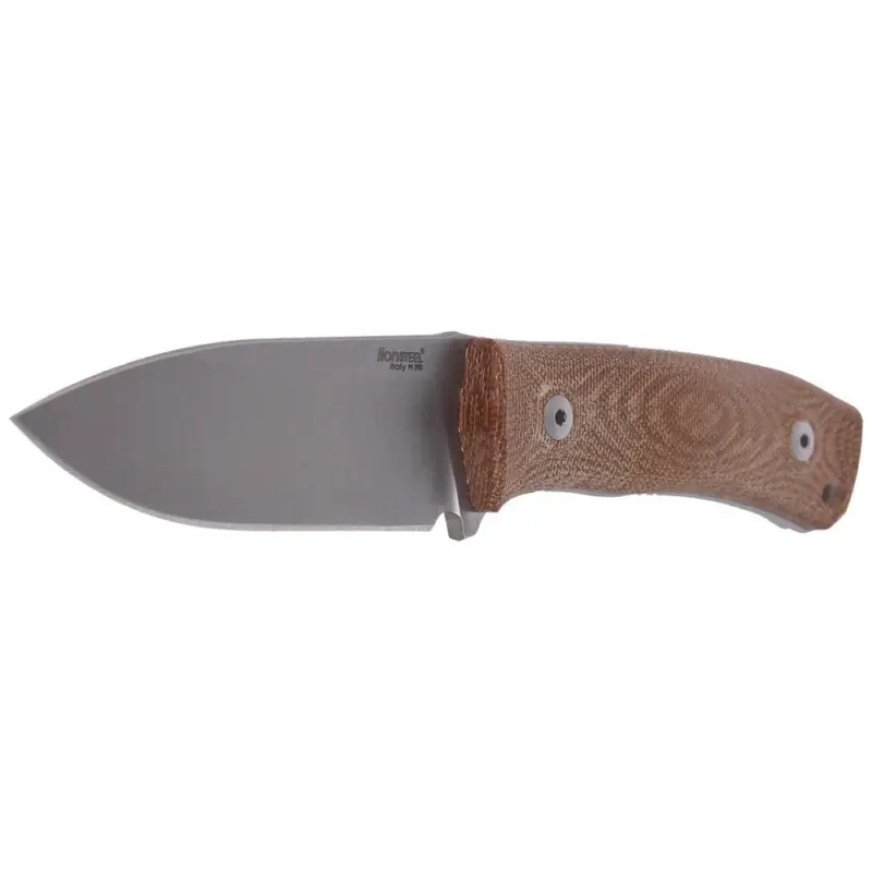 Nóż LionSteel Bushcraft Natural Canvas Micarta (M4 CVN) Darmowy zwrot