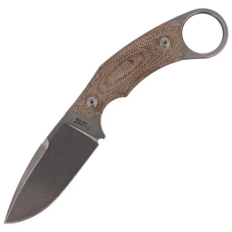 Wysoka jakość Nóż LionSteel H2 Karambit Canvas Natural, Stone Washed Blade (H2 CVN)
