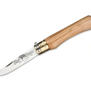 Nóż Old Bear Antonini XL Olive 420 Łatwy zwrot
