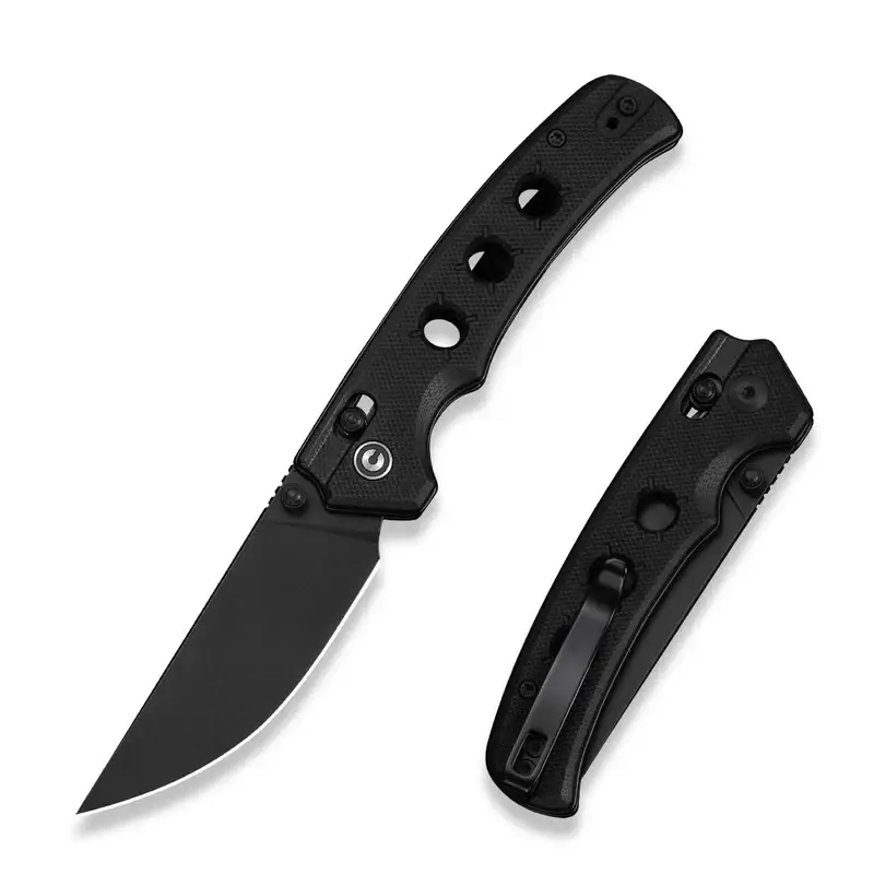 Nowy Nóż składany Civivi Noctis Black G10, Black Stonewashed Nitro-V (C24020C-1)