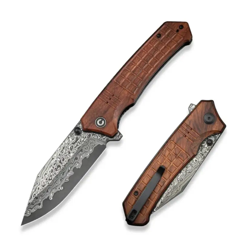Okazja Nóż składany Civivi Tacticorix Guibourtia Wood, Damascus (C23055-DS1)