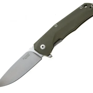 Nóż składany LionSteel T.R.E. G10 Green, Stone Washed Blade (TRE GGR) Darmowy zwrot
