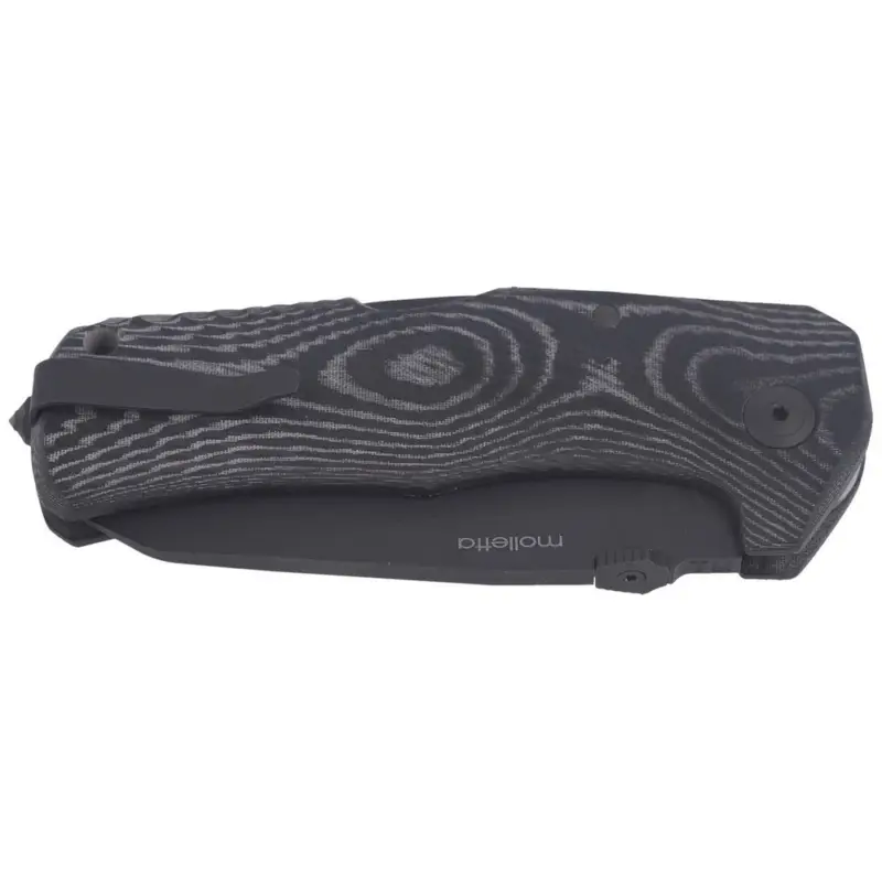 Wyprzedaż Nóż składany LionSteel TM1 Micarta Black / Black Blade (TM1 MB)