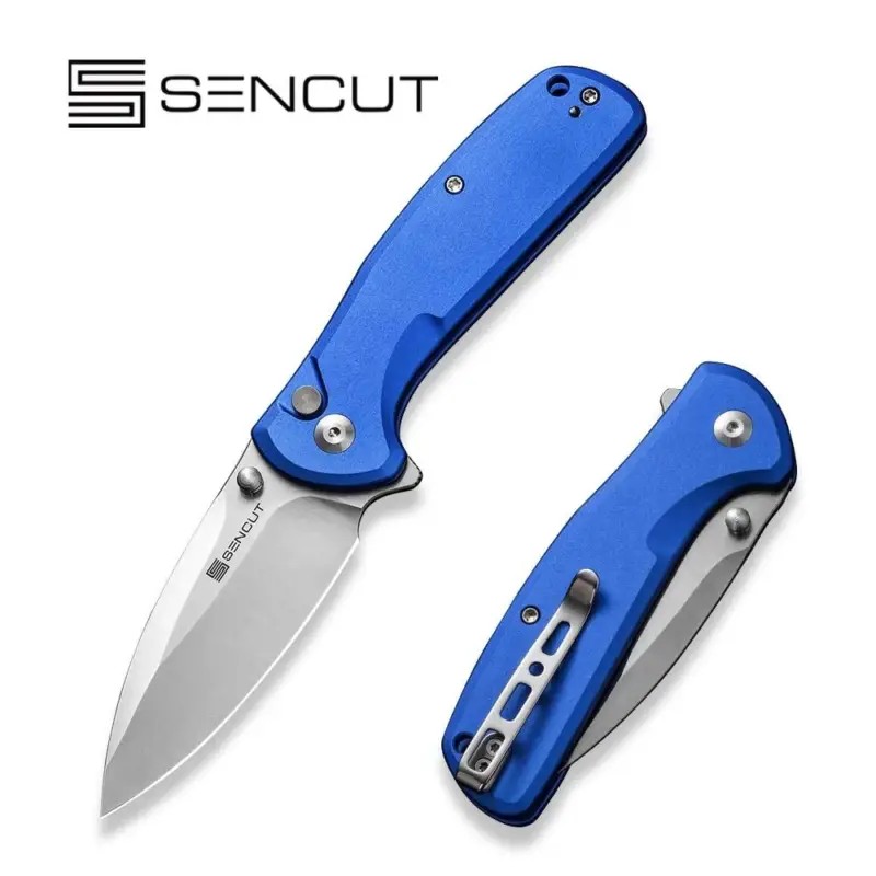 Nóż składany Sencut ArcBlast Bright Blue Aluminium, Satin 9Cr18MoV Knife (S22043B-3) Promocja