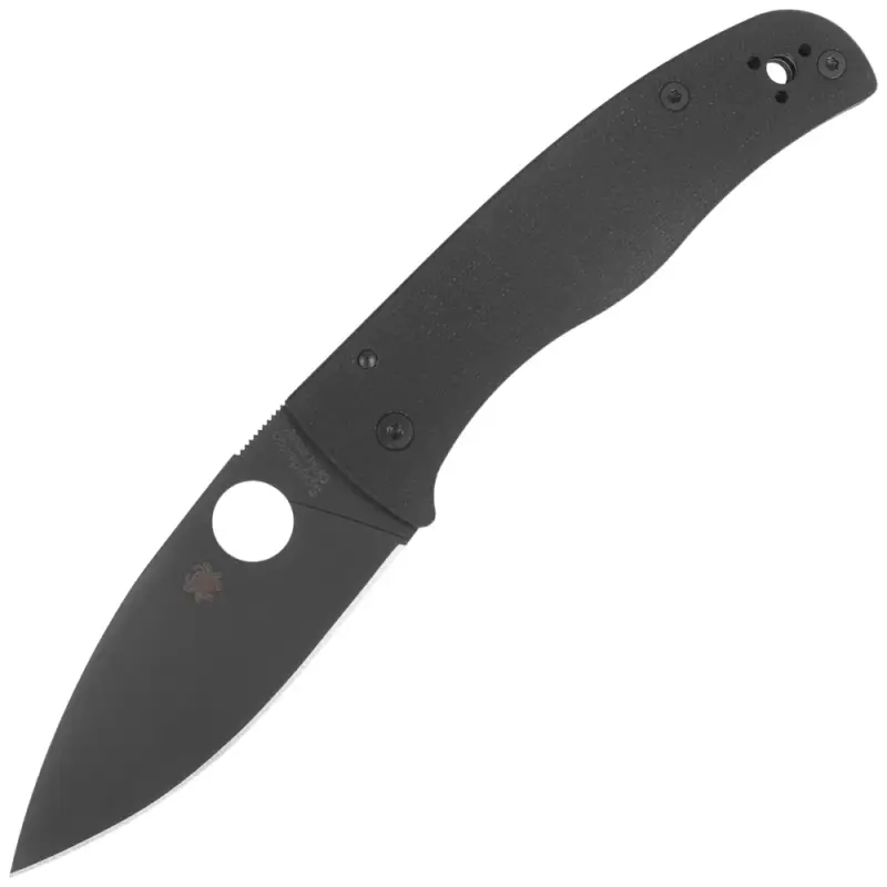 Popularny Nóż składany Spyderco Bodacious, Black G10, Black DLC CPM S30V by Sal Glesser (C263GPBK)