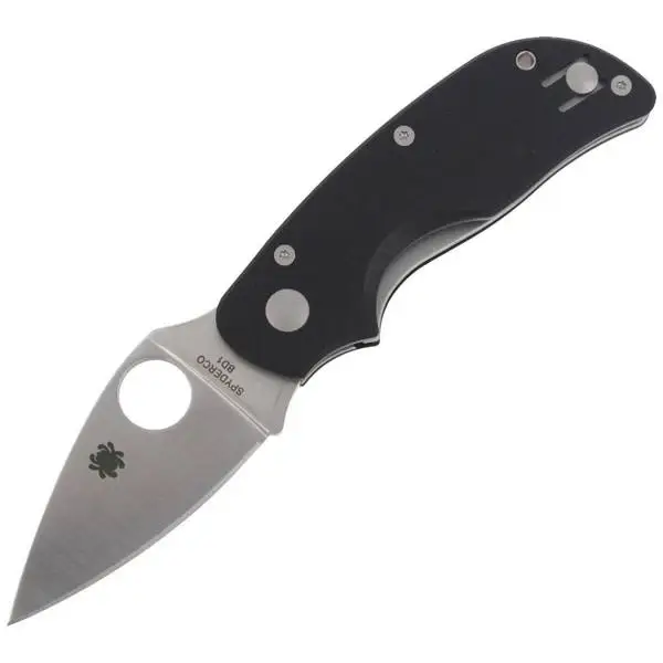 Nóż składany Spyderco CAT G-10 Black Plain (C129GP) Wysoka jakość