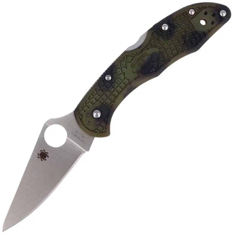 Obniżka ceny Nóż składany Spyderco Delica 4 FRN ZOME GREEN PLAIN (C11ZFPGR)