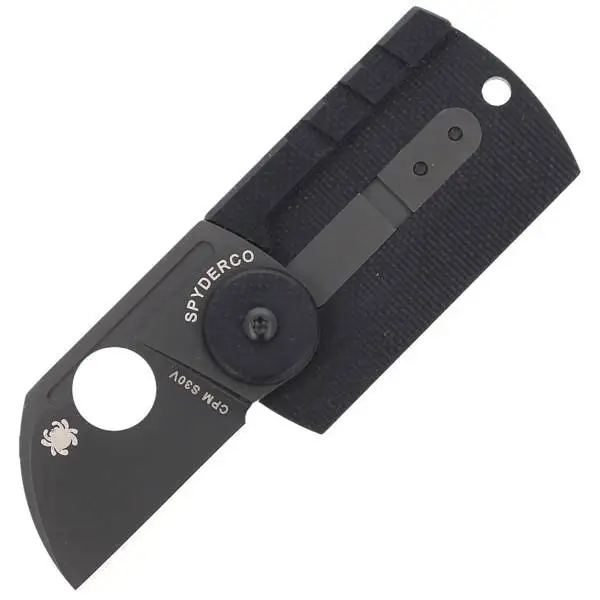 Nóż składany Spyderco Dog Tag Folder CF/G-10 Laminate Black (C188CFBBKP) Zniżka