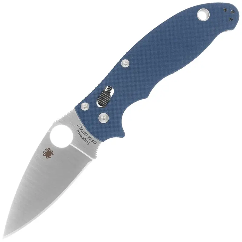 Nóż składany Spyderco Manix 2 Cobalt Blue G10, Satin CPM SPY27 by Eric Glesser (C101GPCBL2) Cena promocyjna