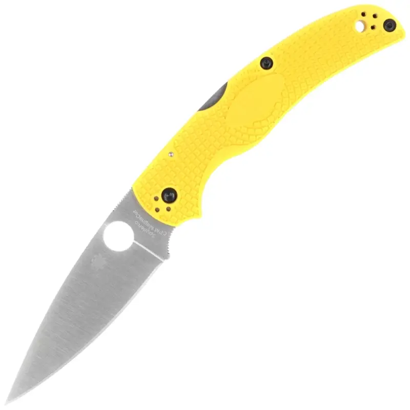 Oferta czasowa Nóż składany Spyderco Native Chief 2 Lightweight Salt Yellow FRN, Satin MagnaCut by Sal Glesser (C244PYL)