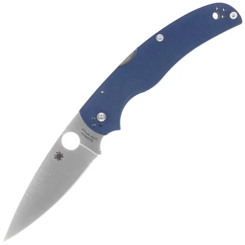 Nóż składany Spyderco Native Chief Cobalt Blue G10, Satin CPM SPY27 by Sal Glesser (C244GPCBL) Obniżka ceny
