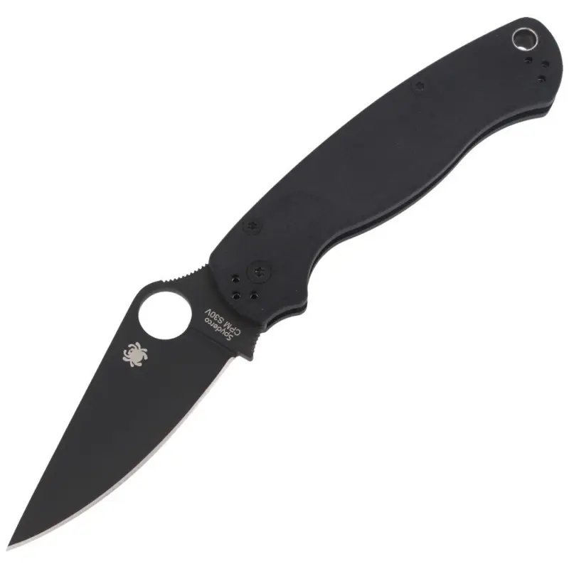 Nóż składany Spyderco Para Military 2 G-10 Black / Black Blade - C81GPBK2 Nie przegap
