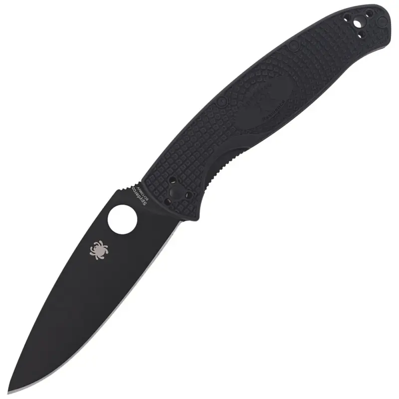Nóż składany Spyderco Resilience Lightweight, Black Blade Plain (C142PBBK) Promocja