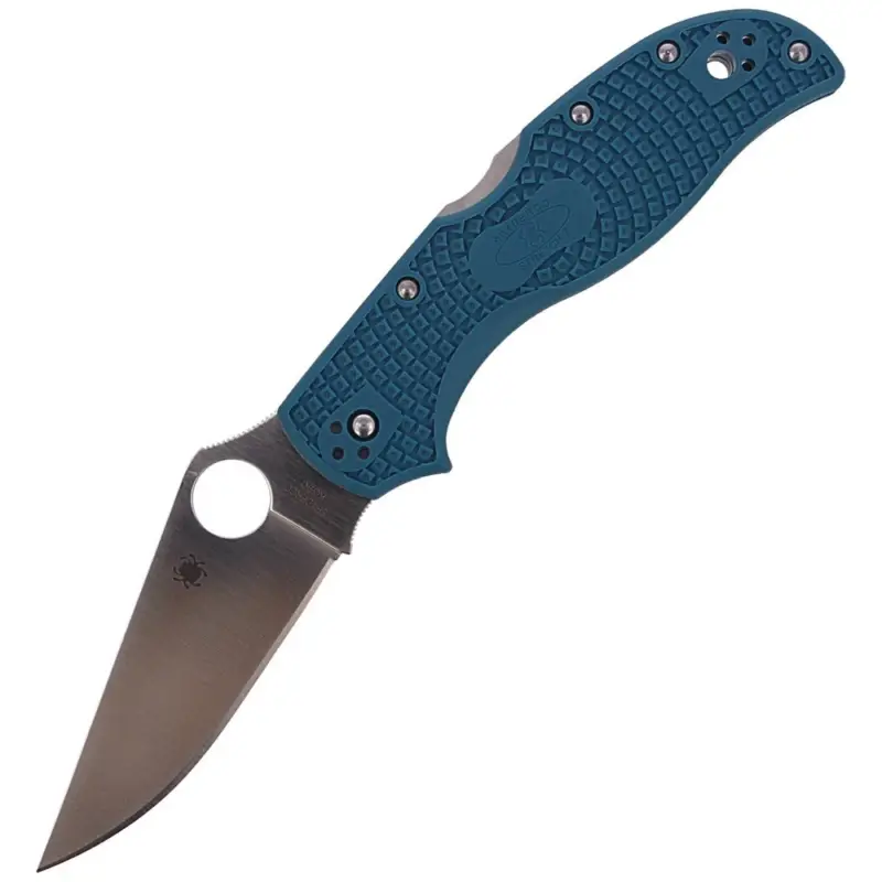 Nóż składany Spyderco Stretch 2 Blue FRN Straight Spine K390 (C90FP2K390) Kup online