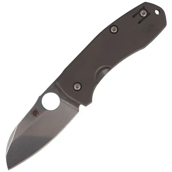 Nóż składany Spyderco Techno 2 Titanium Plain (C158TIP2) Zamów dziś