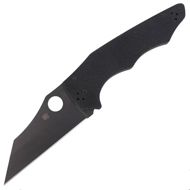 Sprawdź teraz Nóż składany Spyderco YoJumbo G-10 Black, Black Blade Plain (C253GPBBK)