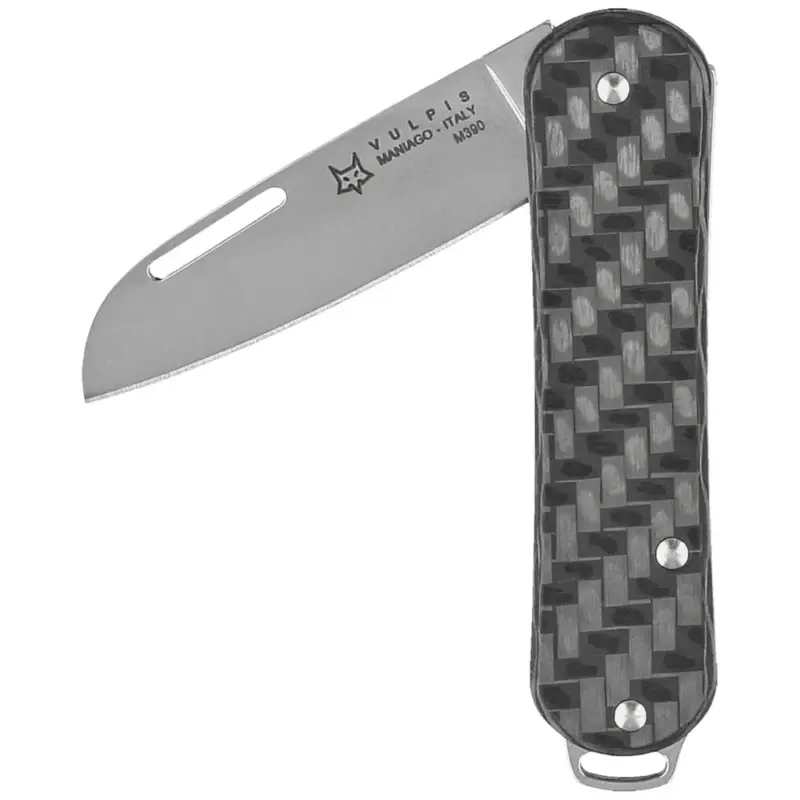Dodaj do koszyka Scyzoryk Fox Vulpis Carbon Fiber 3K, Polished M390 (FX-VP108 CF)