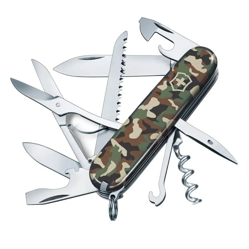 Premium Scyzoryk Victorinox Huntsman - Forest Camo - 1.3713.94