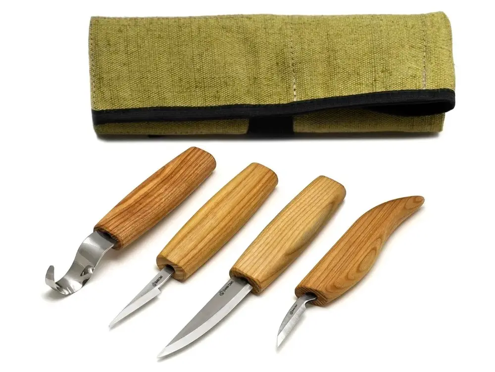 Zestaw 4 noży do rzeźbienia - BeaverCraft S09 - Set of 4 Knives Szybka wysyłka