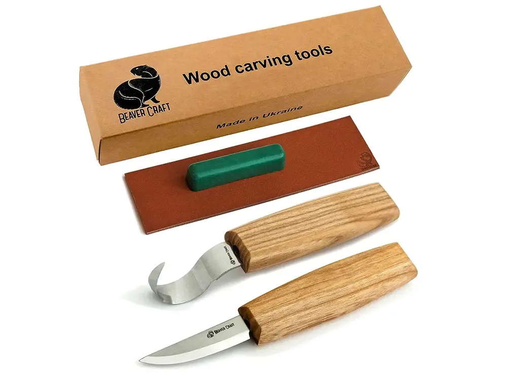 Zestaw noży do rzeźbienia - BeaverCraft S01 - Spoon Carving Tool Set Rabat