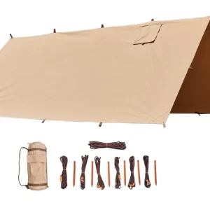 Wyjątkowa oferta Bushmen - Hot Tarp 4x3 - Cotton Natural
