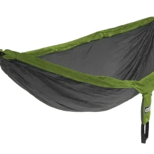 Hamak turystyczny ENO DoubleNest - Lime/Charcoal Tylko do końca tygodnia