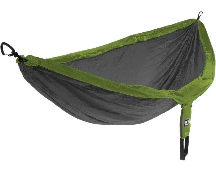 Hamak turystyczny ENO DoubleNest - Lime/Charcoal Tylko do końca tygodnia