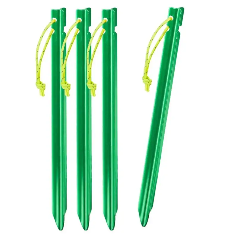 Ostatnie sztuki Helikon - Śledzie aluminiowe do tarpa - 4 szt.- Zielone - PO-TST-AL-82