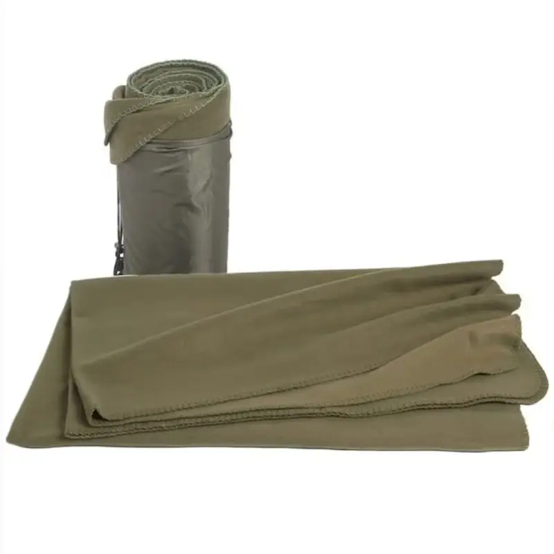 Kup teraz Koc polarowy z pokrowcem - Mil-Tec Fleece Blanket - Oliwkowy