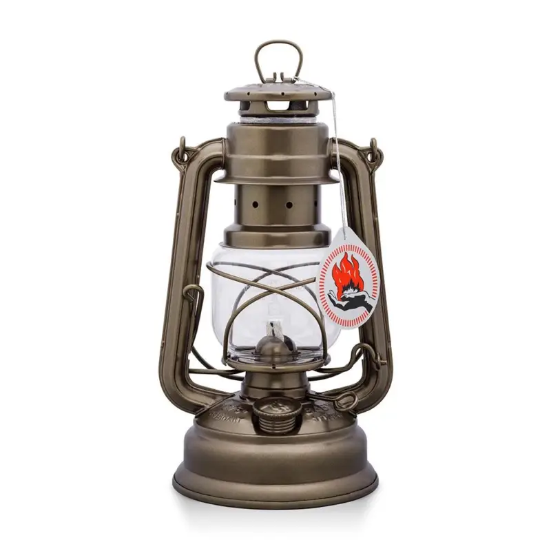 Lampa naftowa - Feuerhand Hurricane Lantern 276 - Brązowy perłowa Popularny