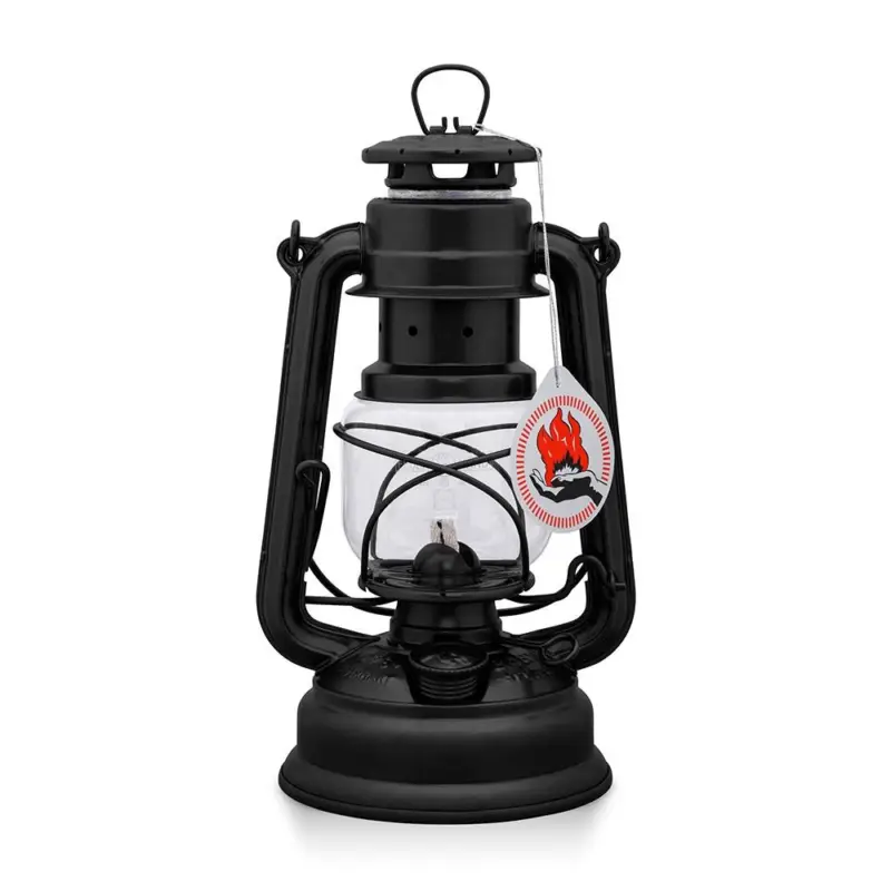 Darmowy zwrot Lampa naftowa - Feuerhand Hurricane Lantern 276 - Czarny Mat