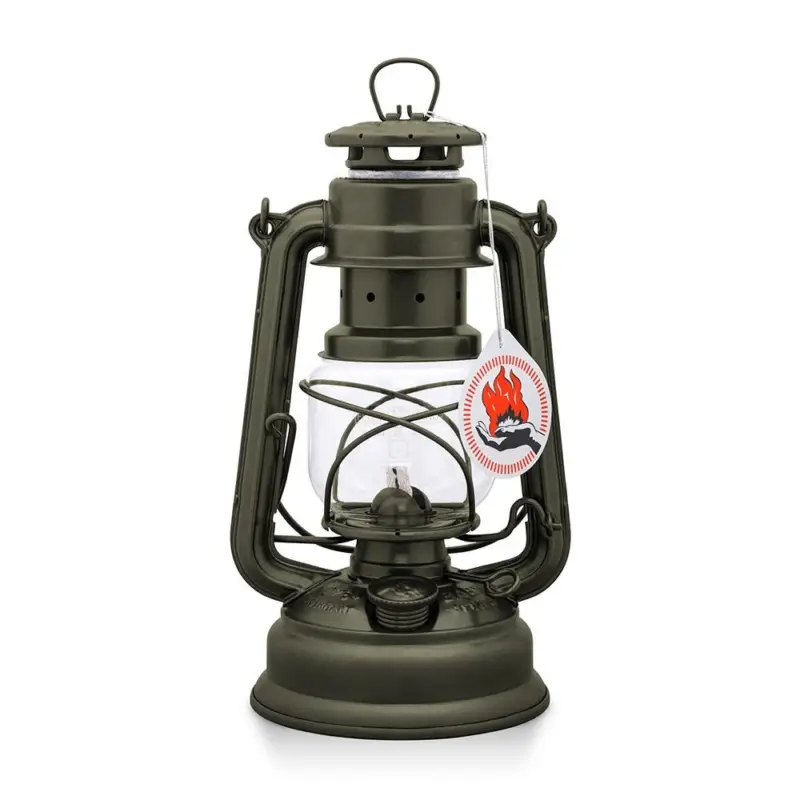 Tylko dziś Lampa naftowa - Feuerhand Hurricane Lantern 276 - Oliwkowa
