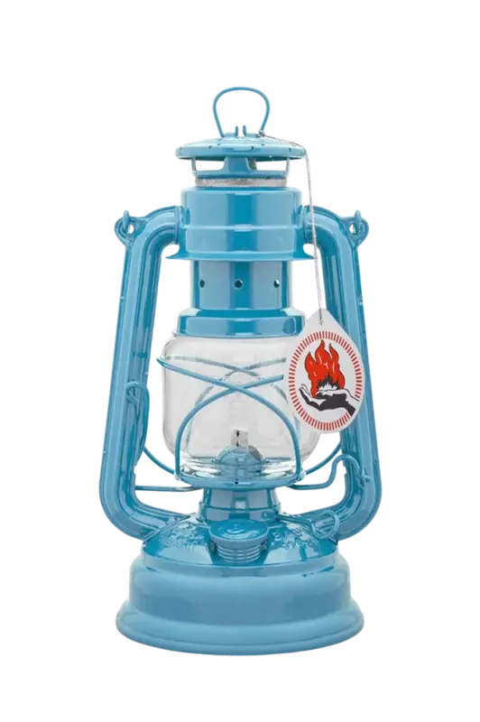 Hit sprzedaży Lampa naftowa - Feuerhand Hurricane Lantern 276 - Pastel Blue