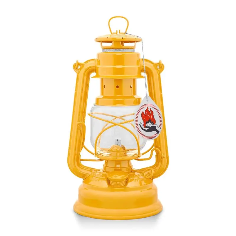 Cena promocyjna Lampa naftowa - Feuerhand Hurricane Lantern 276 - Żółta