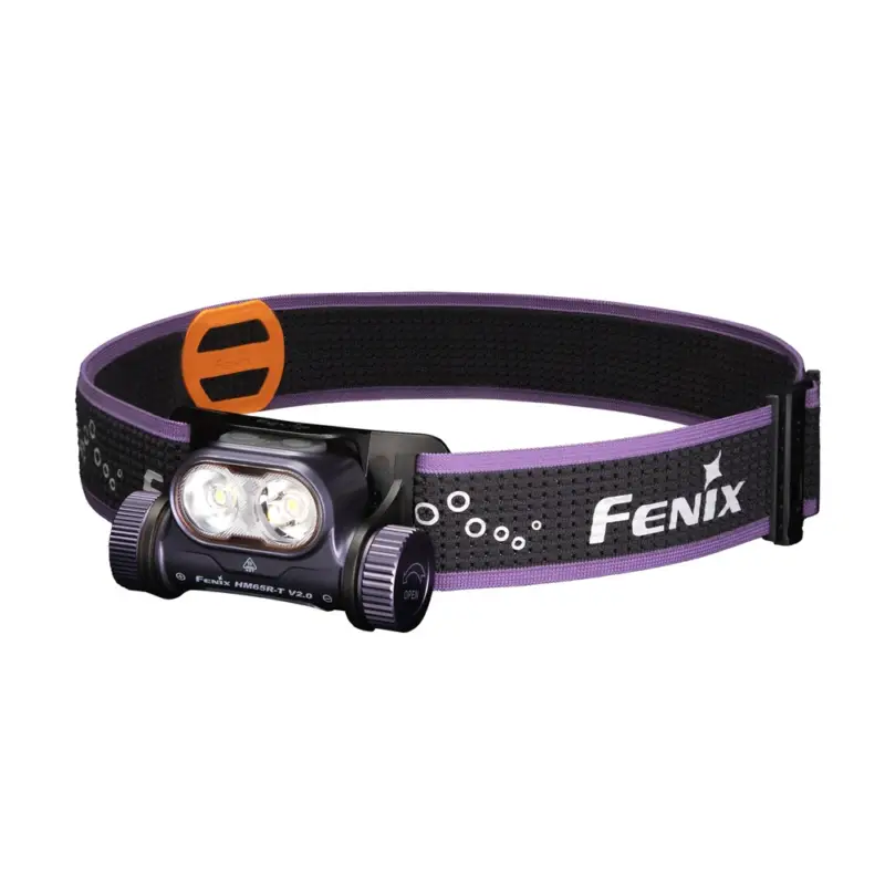 Latarka czołowa Fenix HM65R-T V2.0 ciemnofioletowa Cena promocyjna
