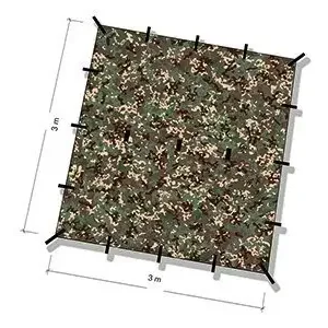 Szybka wysyłka Płachta biwakowa - Tarp 3x3 - DD Hammocks - MC