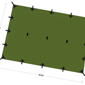 Promocja Płachta biwakowa - Tarp Superlight XL 4.5x2.9 - DD Hammocks - Olive